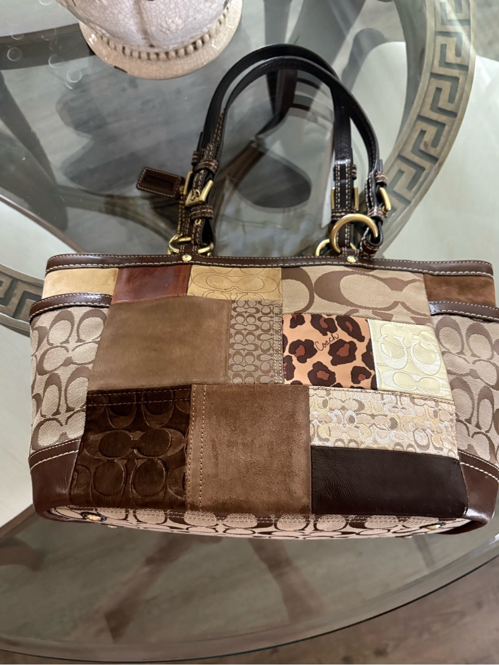 🤎COACH Y2K VINTAGE SIGNATURE PATCHWORK LIMITED EDITION BAG!🤎 - Picture 5 of 10